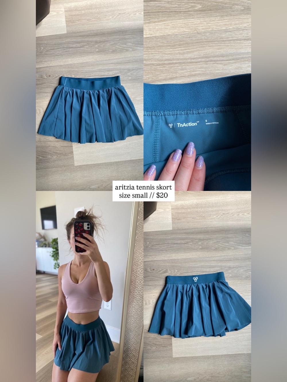 aritzia TNA tennis skirt size small